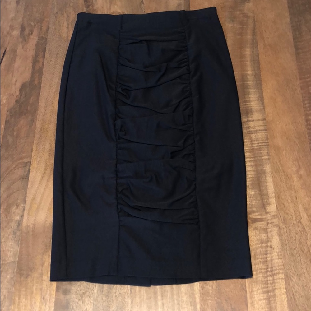 Black pencil skirt